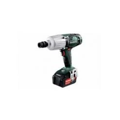 Metabo Akku-Schlagschrauber SSW 18 LTX 600 + 18 V Li-Ion, 2 X 4 Ah + MetaBOX 145 + ASC 55