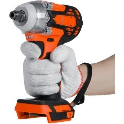 DRILLPRO 2-in-1-bürstenloser Kabelloser Elektrischer 1/2-Zoll-Schraubenschlüssel 1/4-Zoll-Schraubendreher -Drehschlagschrauber Soldes 65849850 3