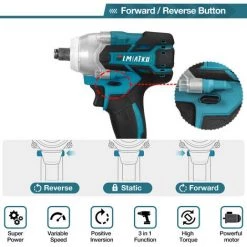 FASGET Elektrischer Kabelloser Bürstenloser Schlagschrauber Bohrereinsatz 1 Akku 10 FASGET Elektrischer Kabelloser Bürstenloser Schlagschrauber Bohrereinsatz 1 Akku -Drehschlagschrauber Soldes 65849851 4