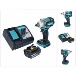 Makita DTW 285 RF1 Akku Schlagschrauber 18 V 280 Nm 1/2" Brushless + 1x Akku 3,0 Ah + Ladegerät -Drehschlagschrauber Soldes 65906784 4