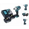 Makita DTW 285 RT Akku Schlagschrauber 18 V 280 Nm 1/2" Brushless + 2x Akku 5,0 Ah + Ladegerät -Drehschlagschrauber Soldes 65906822 1