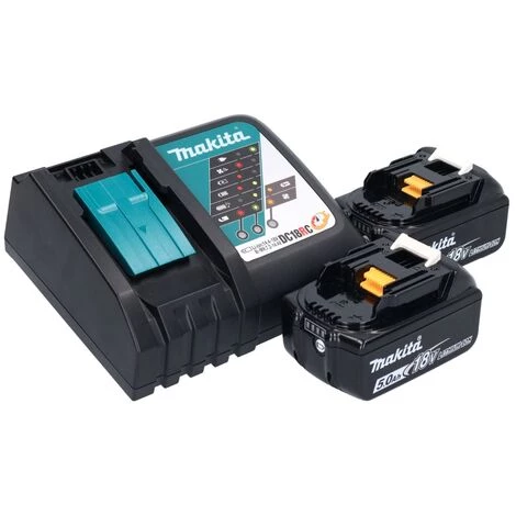 Makita DTW 285 RT Akku Schlagschrauber 18 V 280 Nm 1/2" Brushless + 2x Akku 5,0 Ah + Ladegerät 5 Makita DTW 285 RT Akku Schlagschrauber 18 V 280 Nm 1/2" Brushless + 2x Akku 5,0 Ah + Ladegerät – Bild 3