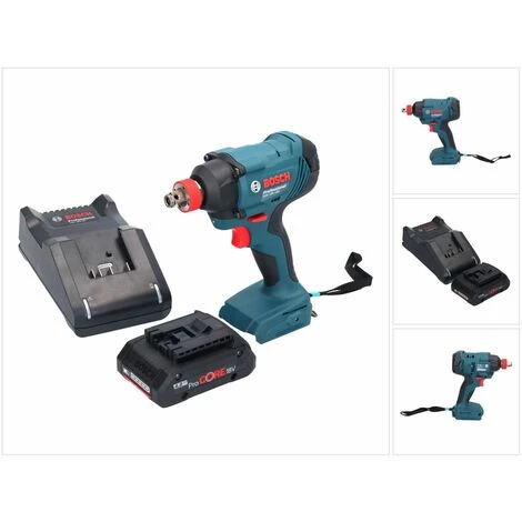 Bosch GDX 18V-180 Akku Drehschlagschrauber 18 V 180 Nm 1/2" + 1x ProCORE Akku 4,0 Ah + Ladegerät 6 Bosch GDX 18V-180 Akku Drehschlagschrauber 18 V 180 Nm 1/2" + 1x ProCORE Akku 4,0 Ah + Ladegerät – Bild 4