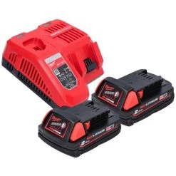 .MILWAUKEE. Milwaukee M18 FIW2F38-202X Akku Schlagschrauber 18 V 339 Nm 3/8 " Brushless + 2x Akku 2,0 Ah + Ladegerät + HD Box -Drehschlagschrauber Soldes 66650865 5