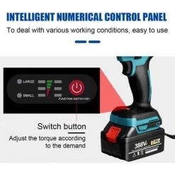 INSMA Akku Schlagschrauber Akkuschrauber 1/4'' Mit 2 Akku -Drehschlagschrauber Soldes 67432674 5