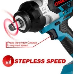 ONEVAN Hohe Drehmoment Bürstenlosen Elektrische 2500W 2200N.M Schlagschrauber Cordless Schlüssel Power Tools Für Makita 18V Batterie 9 ONEVAN Hohe Drehmoment Bürstenlosen Elektrische 2500W 2200N.M Schlagschrauber Cordless Schlüssel Power Tools Für Makita 18V Batterie -Drehschlagschrauber Soldes 68674464 3