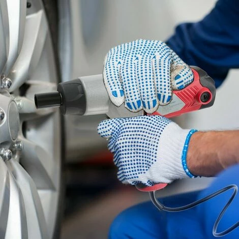 AREBOS Elektro Schlagschrauber Schrauber Mit Koffer 1010 W Netzbetrieb 450 Nm - Rot 4 AREBOS Elektro Schlagschrauber Schrauber Mit Koffer 1010 W Netzbetrieb 450 Nm - Rot – Bild 2