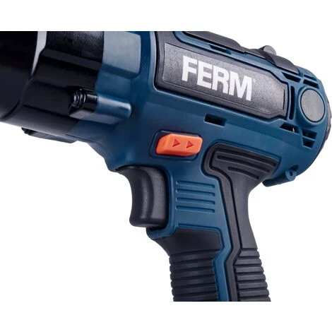 FERM Akku-Schlagschrauber 18V - 380Nm, Inkl. 4,0Ah Li-Ion Akku, Ladegerät Und 2-teiligem Steckschlüsselsatz. 6 FERM Akku-Schlagschrauber 18V - 380Nm, Inkl. 4,0Ah Li-Ion Akku, Ladegerät Und 2-teiligem Steckschlüsselsatz. – Bild 4