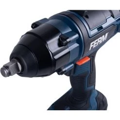 FERM Akku-Schlagschrauber 18V - 380Nm, Inkl. 4,0Ah Li-Ion Akku, Ladegerät Und 2-teiligem Steckschlüsselsatz. 11 FERM Akku-Schlagschrauber 18V - 380Nm, Inkl. 4,0Ah Li-Ion Akku, Ladegerät Und 2-teiligem Steckschlüsselsatz. -Drehschlagschrauber Soldes 8724074 5